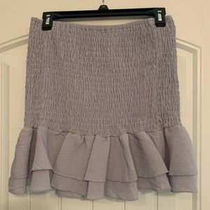 She + Sky Smocked Skirt